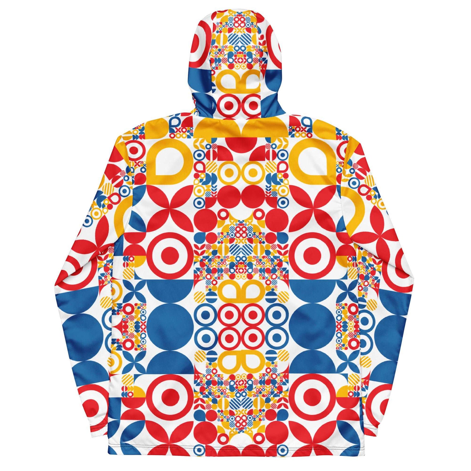 COLORFUL FIGURES PATTERN - Men’s windbreaker