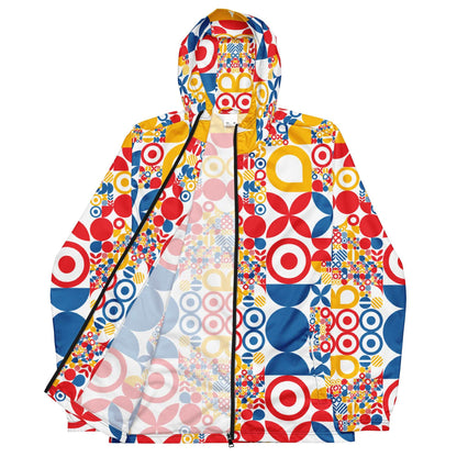 COLORFUL FIGURES PATTERN - Men’s windbreaker