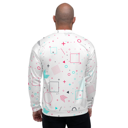 GEOMETRIC PATTERN - Unisex Bomber Jacket