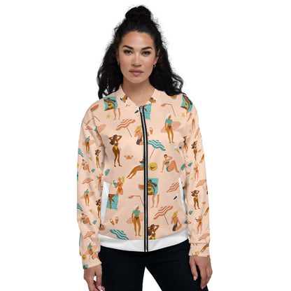 BEACH VIBE - Unisex Bomber Jacket