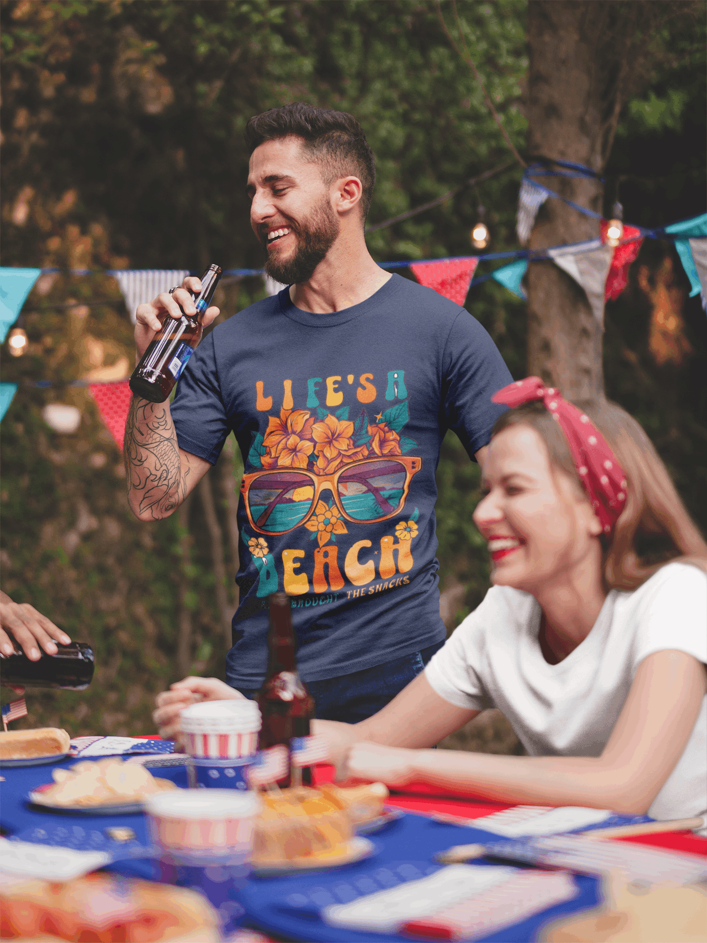 LIFE'S A BEACH - Unisex t-shirt