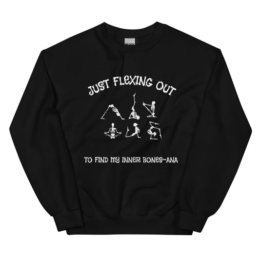 JUST FLEXING OUT - Sudadera unisex