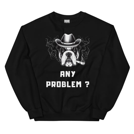 CUALQUIER BULLDOG PROBLEMA - Sudadera unisex