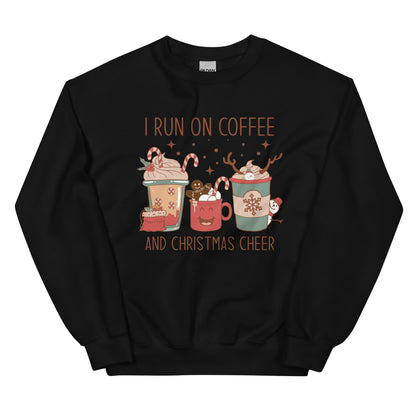 I RUN ON COFFEE - Unisex Sweatshirt