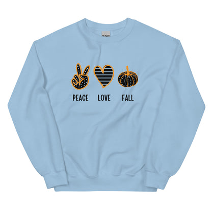 PEACE LOVE FALL - Unisex Sweatshirt