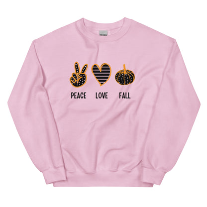 PEACE LOVE FALL - Unisex Sweatshirt