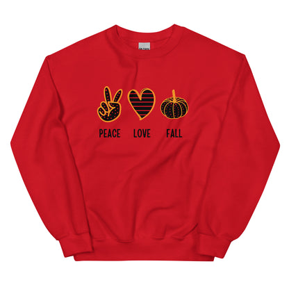 PEACE LOVE FALL - Unisex Sweatshirt