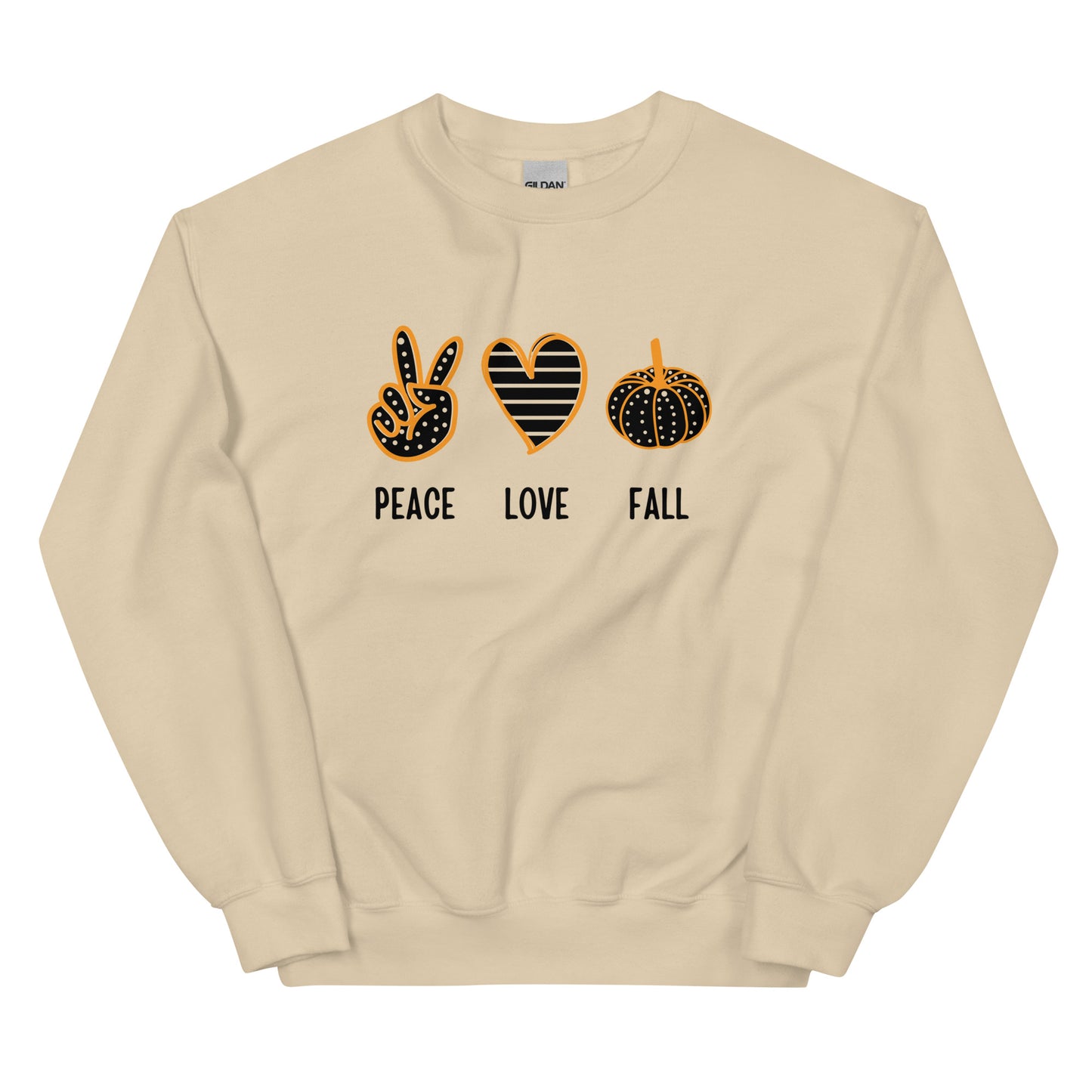 PEACE LOVE FALL - Unisex Sweatshirt