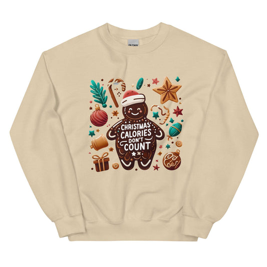 CHRISTMAS CALORIES DON'T COUNT - Unisex Sweatshirt
