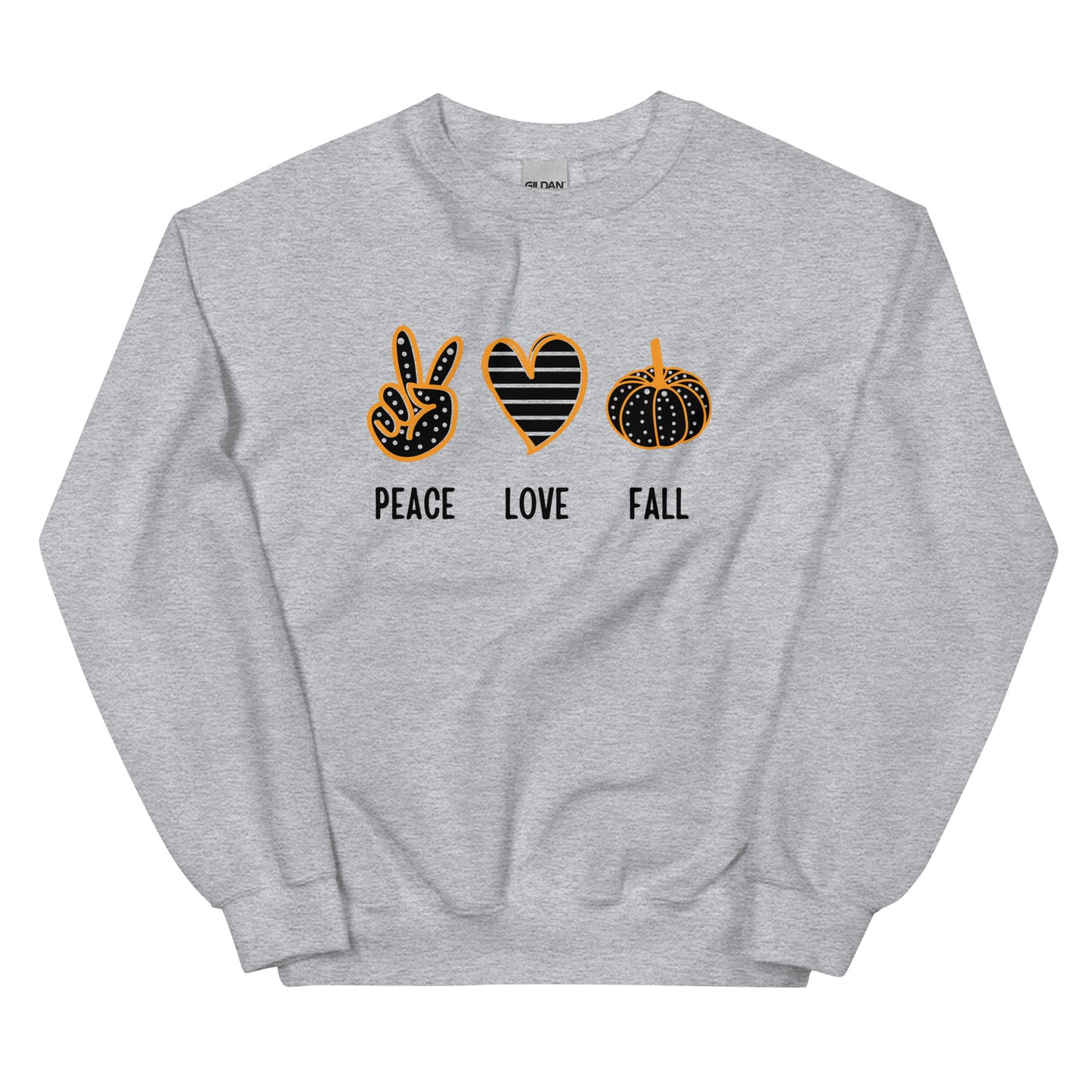 PEACE LOVE FALL - Unisex Sweatshirt