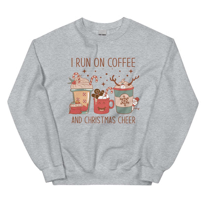 I RUN ON COFFEE - Unisex Sweatshirt