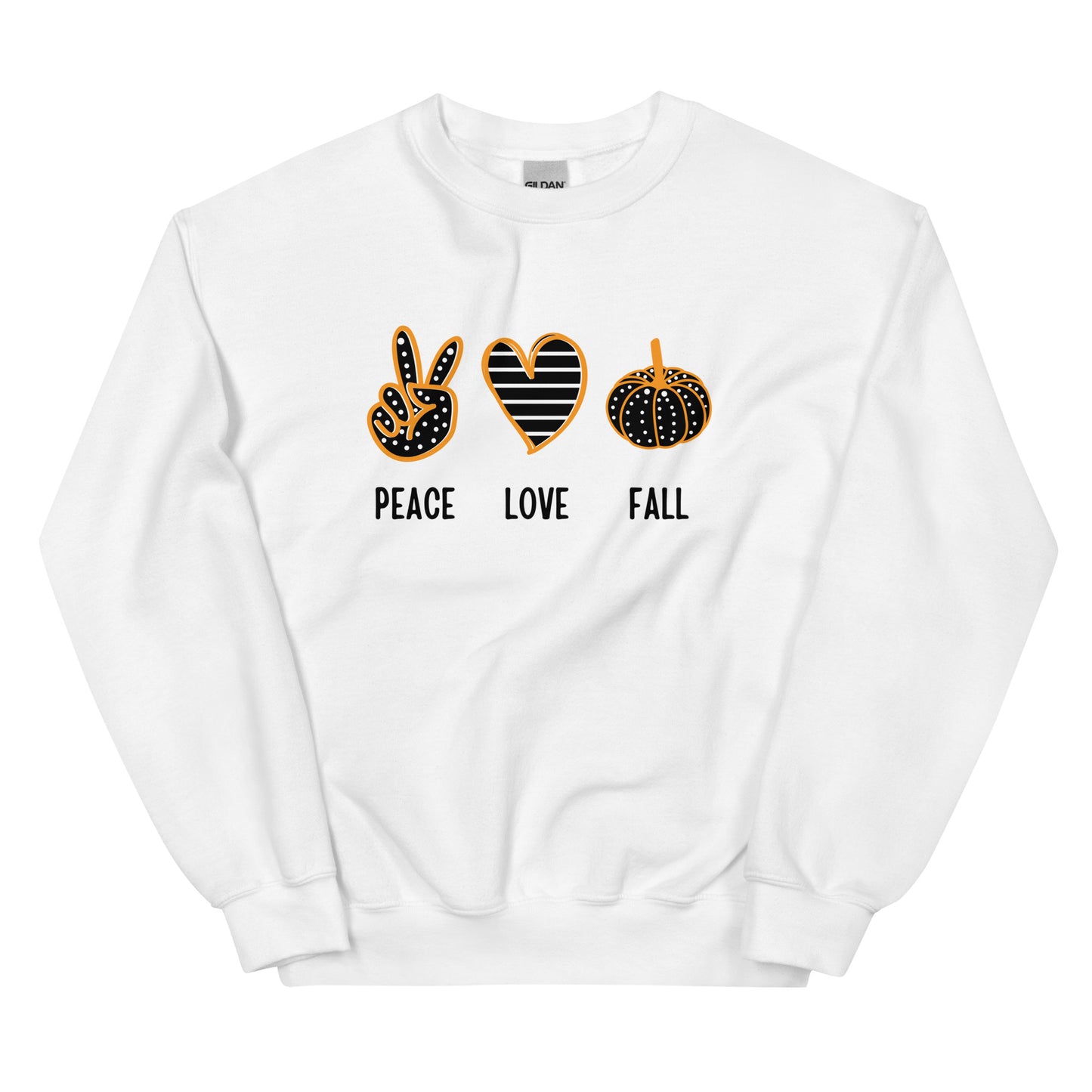 PEACE LOVE FALL - Unisex Sweatshirt