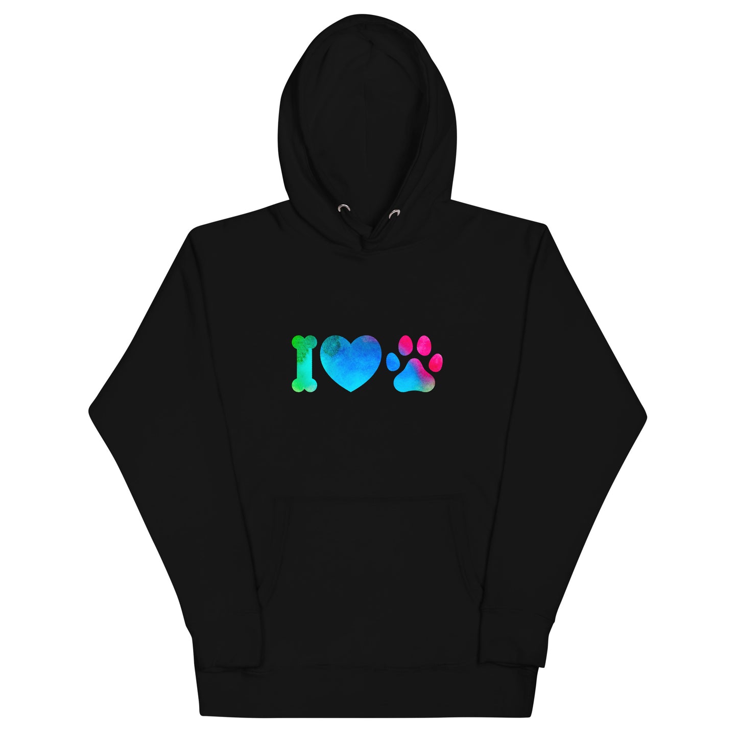 I LOVE PAWS - Unisex Hoodie