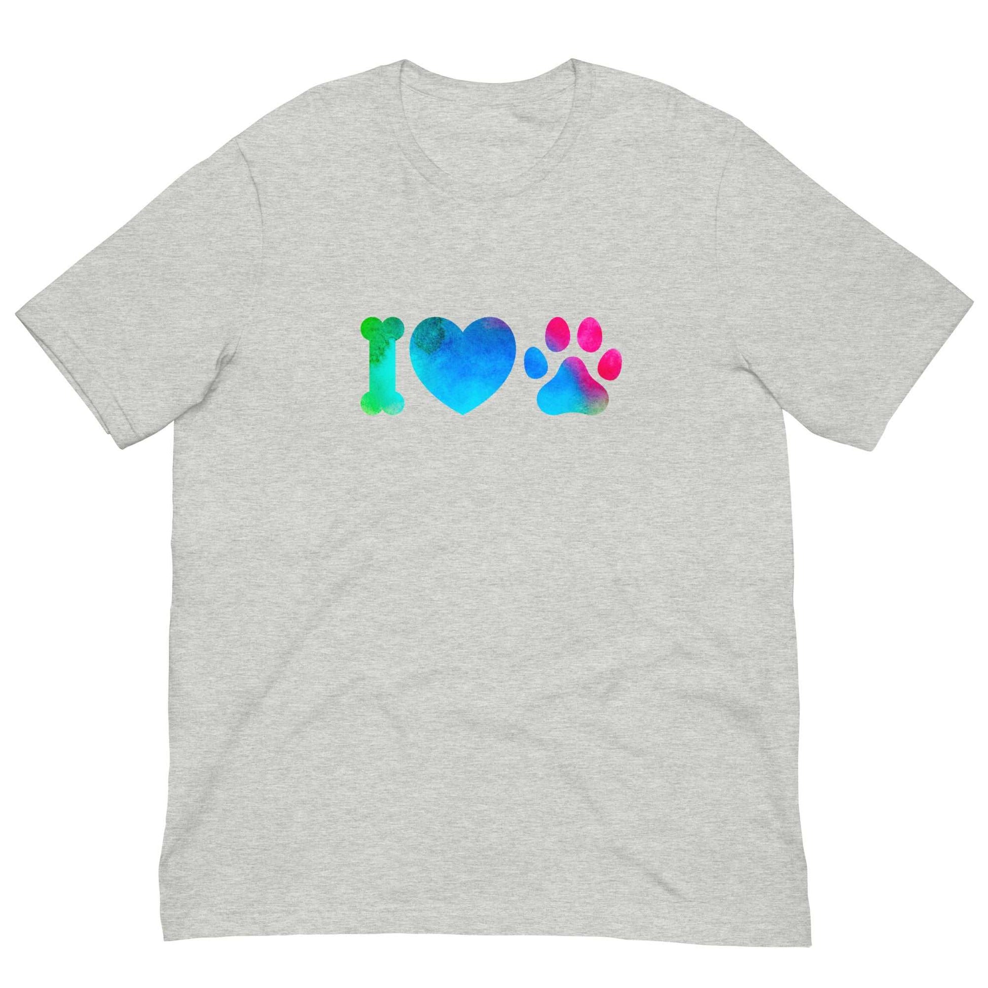 I LOVE PAWS - Unisex t-shirt