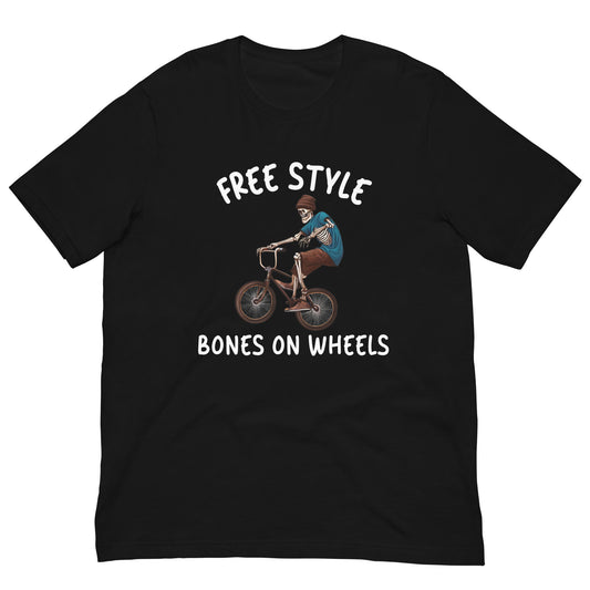 BONES ON WHEELS - T-shirt unisexe