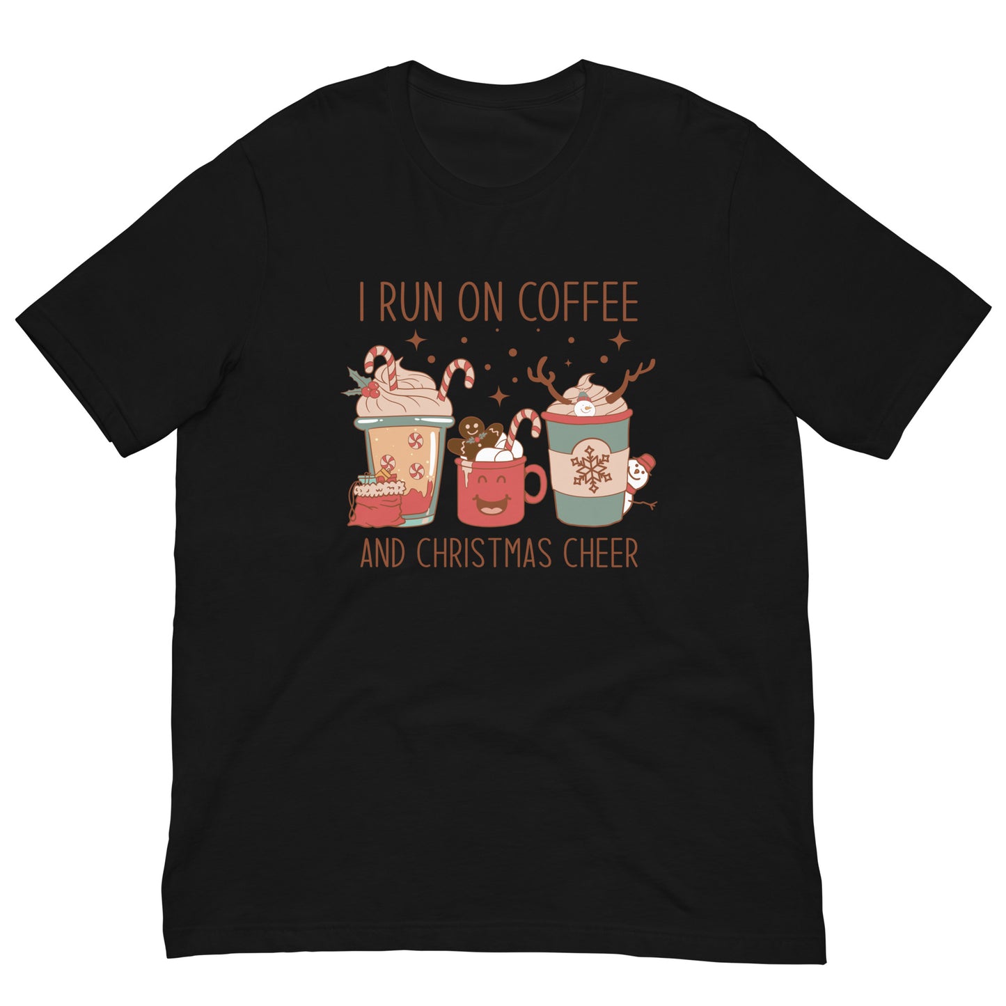 I RUN ON COFFEE - Unisex t-shirt