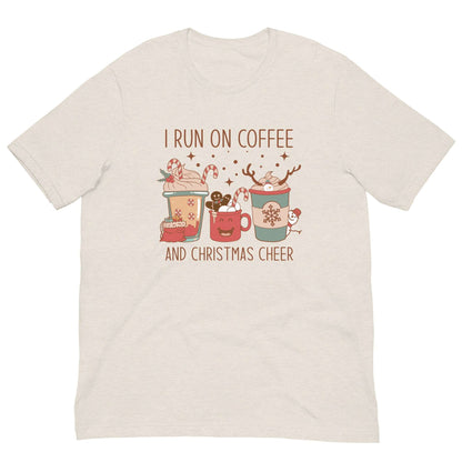 I RUN ON COFFEE - Unisex t-shirt