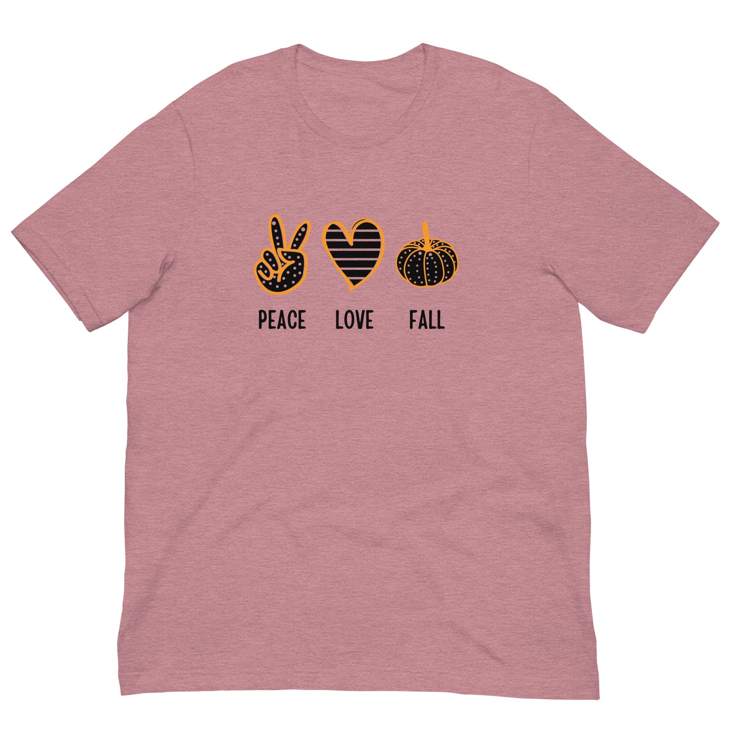 PEACE LOVE FALL - T-shirt unisexe