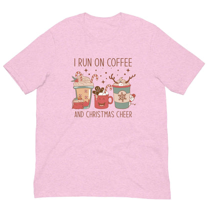 I RUN ON COFFEE - Unisex t-shirt