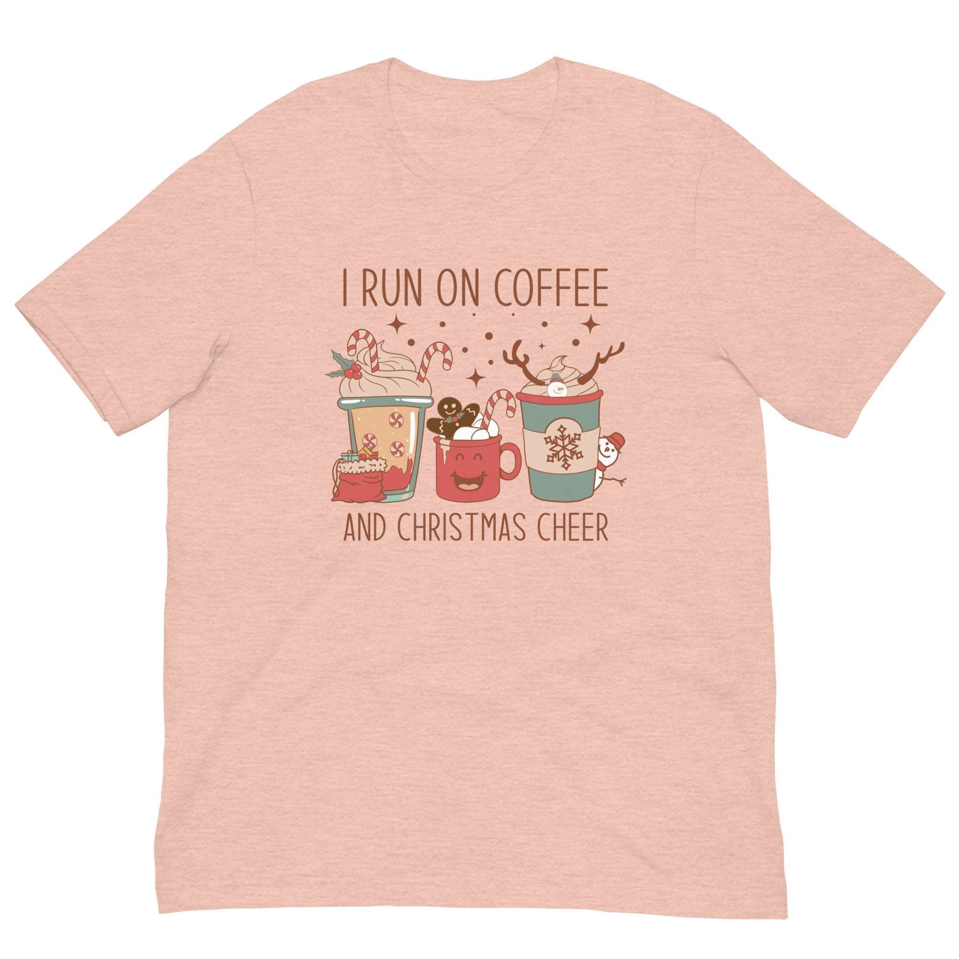 I RUN ON COFFEE - Unisex t-shirt