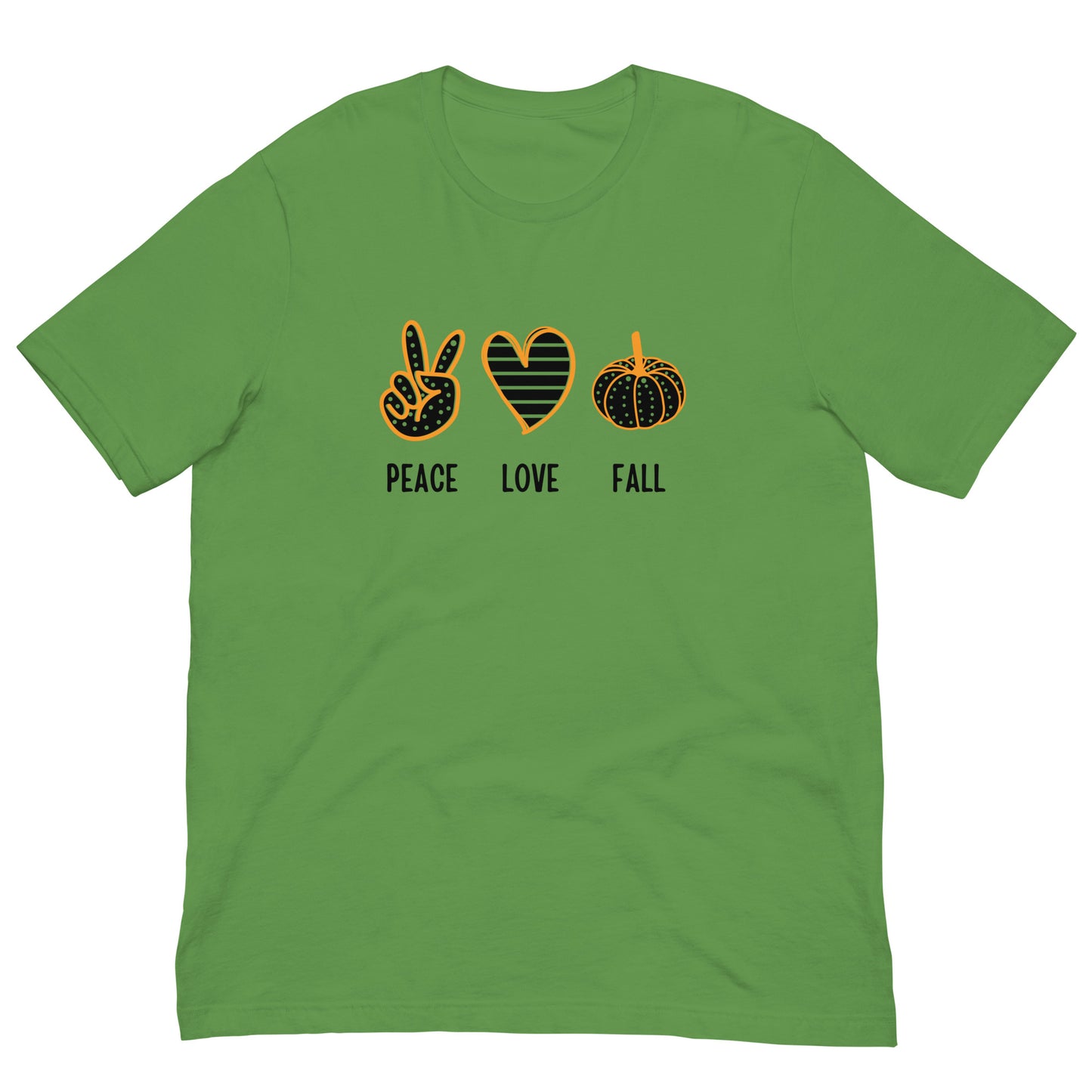 PEACE LOVE FALL - Unisex t-shirt