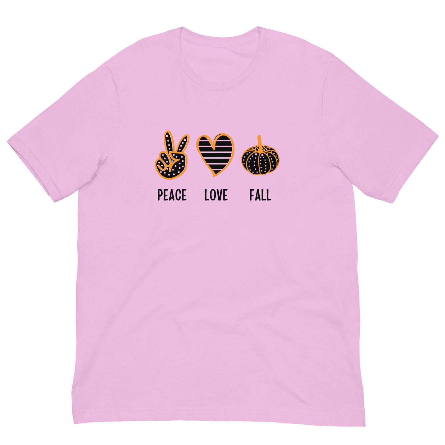 PEACE LOVE FALL - Unisex t-shirt