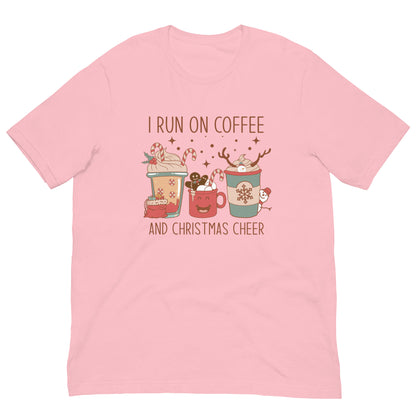 I RUN ON COFFEE - Unisex t-shirt