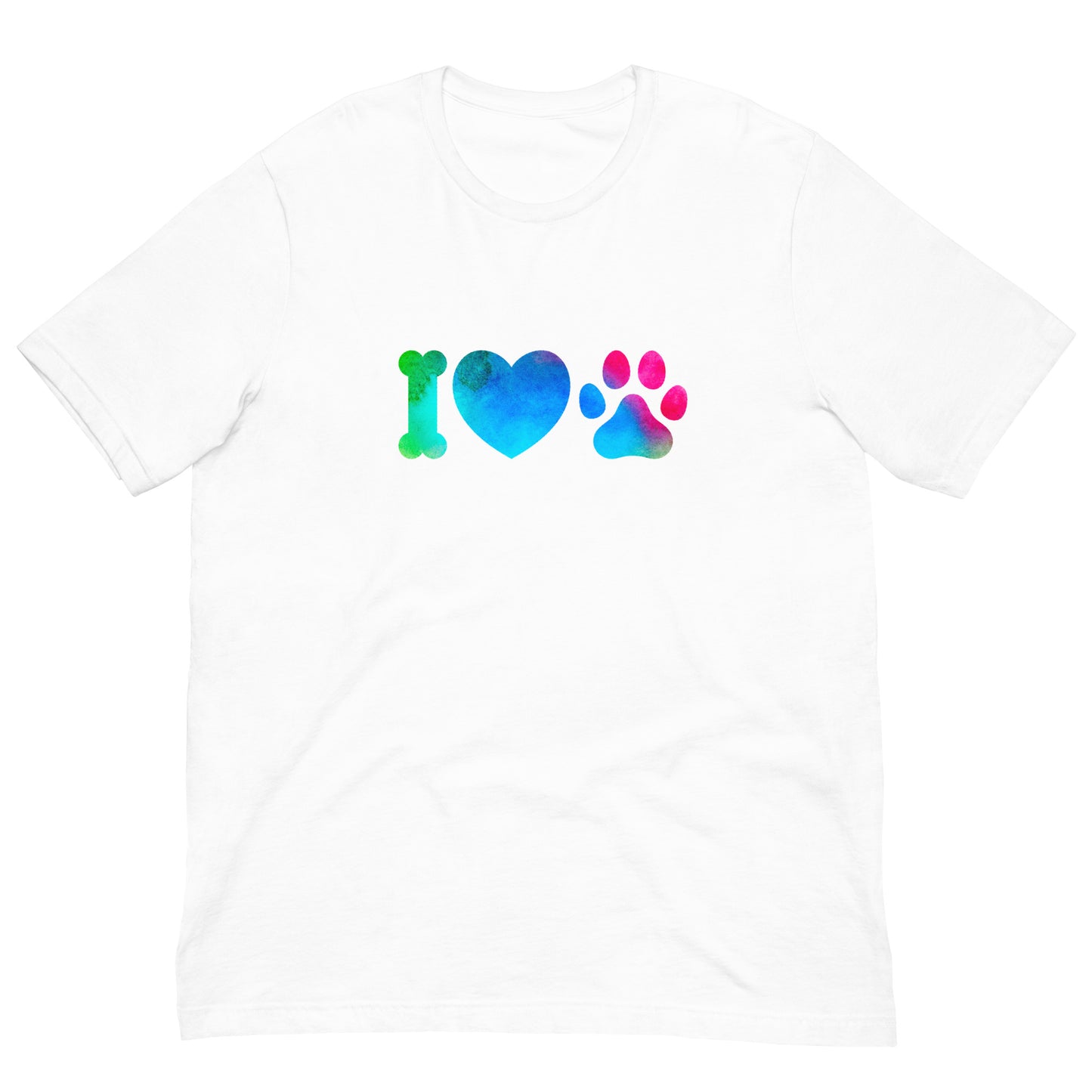 I LOVE PAWS - Unisex t-shirt